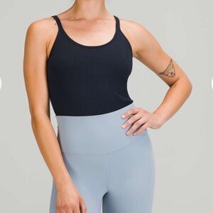 NWT $78 Lululemon Ebb to Street Bodysuit *Light Support, B/C Cups True Navy